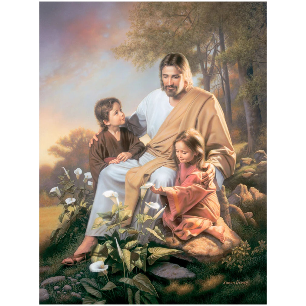 Consider The Lilies Print In Lds Jesus Art Prints On Ldsbookstore